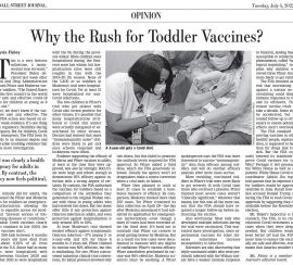 perchè la corsa ai vaccini per i bambini?