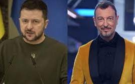 Zelensky a Sanremo