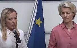 Meloni e Von der Leyen in Emilia-Romagna