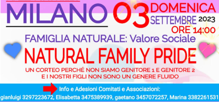 Difendiamo la famiglia naturale! Difendiamo la famiglia naturale!