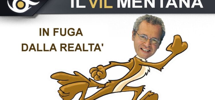 Il Vil Mentana: in fuga dalla realtà Enrico Mentana