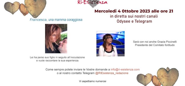 Il messaggio di Francesca Zemella