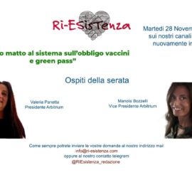 Ri-Esistenza live con Arbitrium PSG: il video integrale
