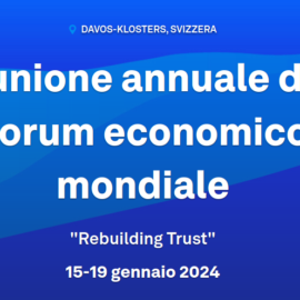 Davos 2024. “Bisogna ricostruire la fiducia”