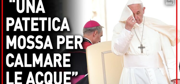 BERGOGLIO RICEVE GANSWEIN, CIONCI SPIEGA PERCHÉ