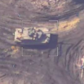 Il primo carro armato americano M1 Abrams schierato al fronte in Ucraina?