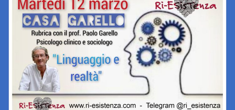 Ri-Esistenza live a “Casa Garello” (Martedi 12 Marzo 2024)