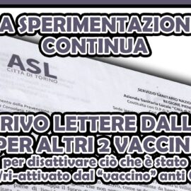 UOMINI come VACCHE da MATTATOIO? [ufficializzare la sperimentazione di massa via posta come pratica normale]